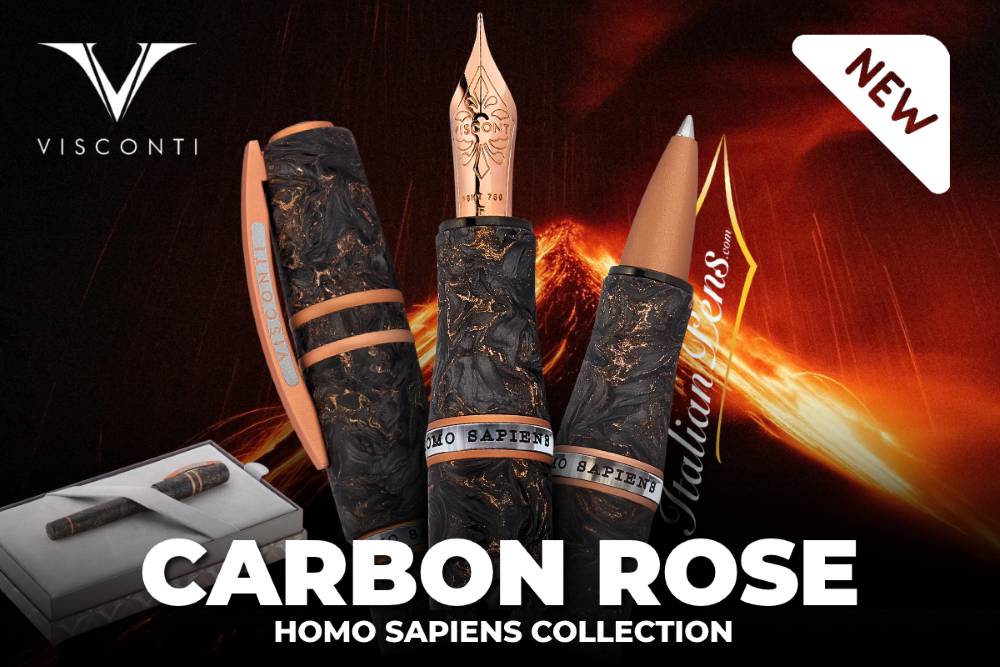 NEW Visconti Homo Sapiens Carbon Rose